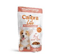 Calibra Life Beef with Rice Puppy and Junior Dog Food - 10 x 150g