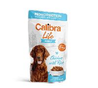Calibra Life Chicken with Rice Adult Dog Food - 10 x 150g