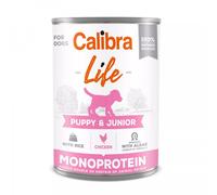 Calibra Life Puppy and Junior Chicken With Rice Wet Dog Food - 6 x 400g