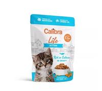 Calibra Life Pouch Adult Cat Food Salmon - 28 x 85g