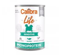 Calibra Life Sensitive Salmon With Rice Adult Wet Dog Food - 6 x 400g