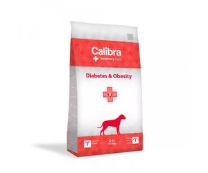 Calibra Veterinary Diets Diabetes and Obesity Dry Dog Food - 2kg