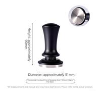 Calibrated Espresso Tamper Providing Even Grounds Distribution And Click Feedbacks For Perfect Brewing, Compact Size Suited For Professional Baristas And Travel(Black2)