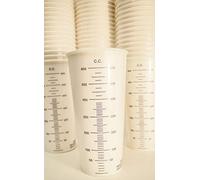 Calibrated Measuring Paint Mixing Waxed Paper Card Cups 600cc x 150