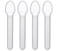Calibrated Medicine Spoon for Kids, Baby & Toddler - (Pack of 4) - 2 Tsp/10 mL Capacity Plastic Oral Liquid Dose Medication Graduated Dispenser
