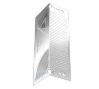 Calibrated Square Tube Marking Skip Tube Bending Guide for 90 Degree Angles Bends & Curves Layouts in Woodworking Adjustable Angles Curves Marking Tool Steel Precisions Engraver