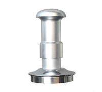 Calibrated Stainless Steel Coffee Tamper with Spring Thread for Balanced Espresso Press Tool Providing Consistent Pressure Every Use (Sliver53mm)