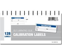 Calibration Labels - Self Laminating in Protective Cover Book (Blue)
