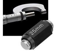 Calibration Rod Bar Stainless Steel Standard Caliper Calibration Block Rod Bar Outside Micrometer Durable for Comparing Gauges(25mm)