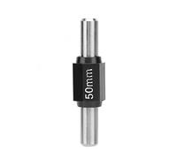 Calibration Rod, Stainless Steel Outside Micrometer Caliper Standard Measuring Rod Bar, Caliper Calibration Block for Calibrating Micrometers (50mm)