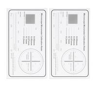 Calibration Ruler Slide 0.1mm for Microscope Measurement Microscope Micrometer Ideal for Scientific Work Calibration Ruler