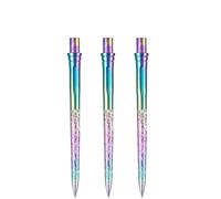 Caliburn Evo Dart Points | Roughed Smooth Grip | No Lip Design | Precision Steel Tip Dart Points | Multiple Colours (Rainbow, 32mm)
