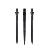 Caliburn Evo Dart Points | Roughed Smooth Grip | No Lip Design | Precision Steel Tip Dart Points | Multiple Colours (Black, 32mm)
