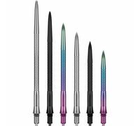 Caliburn | EZ-EVO Dart Points | Grooved Steel Tip Replacement Points | Multiple Colours (Rainbow, 32mm)