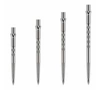 Caliburn | Replaceable Dart Points | Bamboo | Silver | Multiple (32)