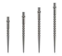 Caliburn | Replaceable Dart Points | Ripple | No Lip | Silver | 28mm | Multiple (40mm)