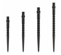 Caliburn | Replacement Dart Points | Ripple | No Lip | Multiple (Black, 36mm)