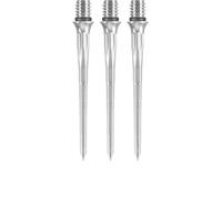 Caliburn Titanium Hexagonal Conversion Points | Screw In Design | Soft Tip to Steel Tip | Precision Dart Points | Multiple Colours (Silver, 36mm)