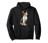 Calico Cat Art Feline Lover Design Pullover Hoodie