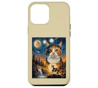 Calico Cat Howling To The Moon Case for iPhone 12 Pro Max