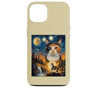 Calico Cat Howling To The Moon Case for iPhone 13