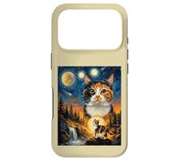 Calico Cat Howling To The Moon Case for iPhone 17 Pro