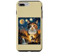 Calico Cat Howling To The Moon Case for iPhone 7 Plus/8 Plus