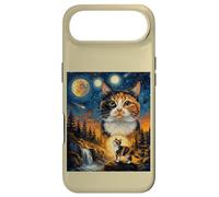Calico Cat Howling To The Moon Case for iPhone Air