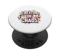 Calico Cat Kitten Creator of Chaos and Fun PopSockets Adhesive PopGrip
