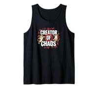 Calico Cat Kitten Creator of Chaos and Fun Tank Top