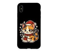 Calico Cat Knits Santa Hat Case for iPhone XS Max