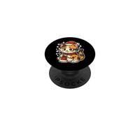 Calico Cat Knits Santa Hat PopSockets Adhesive PopGrip