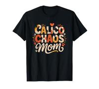 Calico Cat Mama Favorite Chaos Agent Mom Life T-Shirt