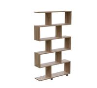 CALICOSY 11-Shelf Shelving Unit, 90 Cm Wide - ELIF in Light Oak CALICOSY Light Oak