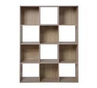 CALICOSY 12-Compartment Storage Shelf, 93 Cm Wide - COMPO in Light Brown CALICOSY Light Brown