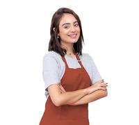 CALICOT Kitchen Apron for Men Women|Cotton Pack of 2 Adjustable with Pocket Cloth Apron 27.5X31.5 Inch|Wedding Baking Banquet Cafe Chef Apron|Valentine's Gift for Her Festive Party Apron|Rooibos Tea