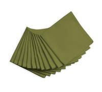 Calicot Napkin 100% Cotton Cloth Napkin Decorative Washable Easter Napkins Set of 12 for Home, Kitchen, Dining, Cocktail Parties & Camping - Woodbine (20" x 20")