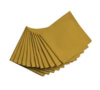 CALICOT Napkins Pack of 12|Dinner Cloth Napkins|Yellow Mustard Cotton 20x20 Inches|Washable & Reusable for Dining Table & Parties