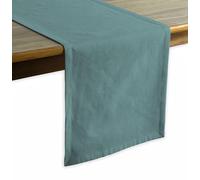 Calicot Table Runner 100% Cotton Table Runners 90 inches Long Home, Kitchen, Dining, Party, Wedding, Spring/Summer & Thanksgiving Christmas Decorations - (Pale Aqua Blue, 14" X 90")