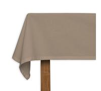 CALICOT Tablecloth Cotton Rectangle TableCover 63x90 Inch Table Cloths Washable Reusable Spring Easter Decor, Kitchen Outdoor Party Wedding Buffet Dining Table Decor|Taupe