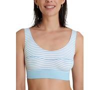 CALIDA Women's Amalfi Journey Bra, Opaque, Cascade Blue, 36-38