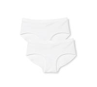 CALIDA Benefit Women's Low Cut Panty in Practical Twin Pack, White, 36-38