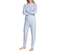 CALIDA Women's Elegant Dreams Pajama Set, Harmony Blue, 44-46