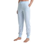 CALIDA Favourites Women's Trousers with Side Pockets 100% Thick Cotton, Harmony Blue, 36W