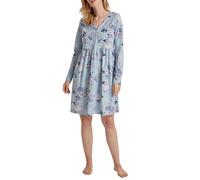 CALIDA Ladies Favourites Nightdress Sterling Blue 12-14, Sterling Blue, 40-42