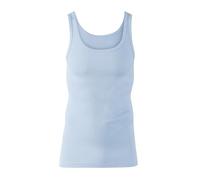 CALIDA Men's Athletic Shirt Twisted Cotton Vest Ice Blue