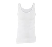 CALIDA Men's Twisted Cotton Athletic Shirt Undershirt, Opaque, White, 56 (EU)