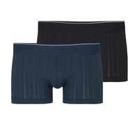CALIDA Men's Boxer Shorts 2-Pack - Pure & Style, Elastic Waistband, Solid Color