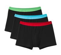 CALIDA Mens Boxer Shorts 3-Pack Natural Benefit Elastic Waistband