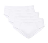 CALIDA Mens Briefs 3-Pack Natural Benefit Elastic Waistband Single Jersey